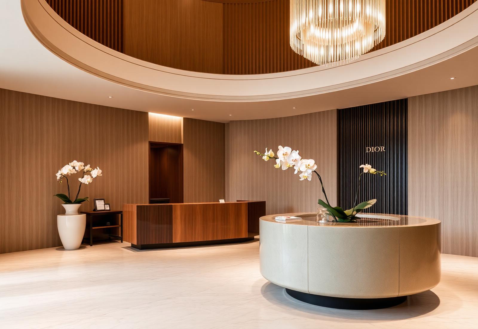 Sleek Care lobby interior